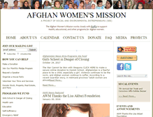 Tablet Screenshot of afghanwomensmission.org